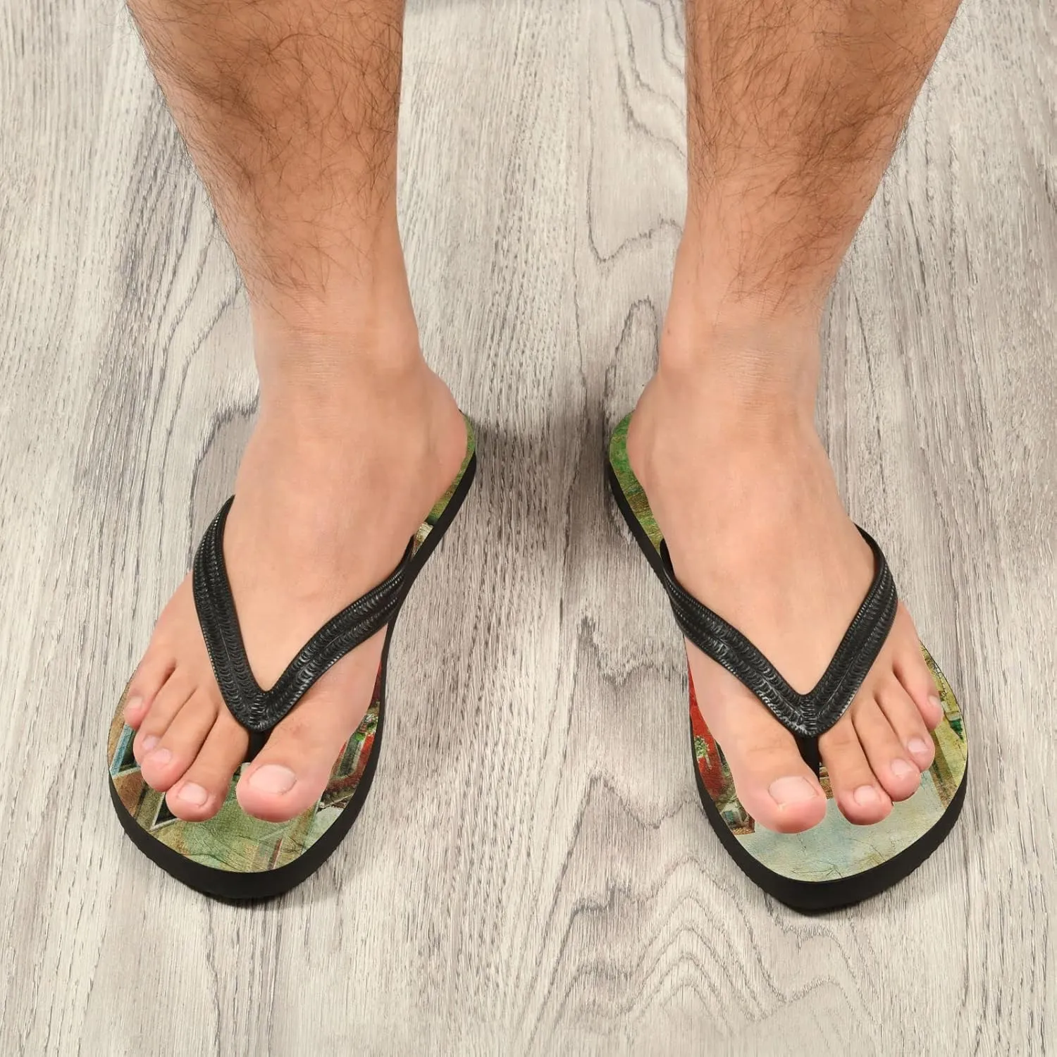 Oyihfvs Flip Flops Flip Sandal Home Slippers Hotel Spa Bedroom for Men Women XS-XXL