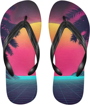 Oyihfvs Flip Flops Flip Sandal Home Slippers Hotel Spa Bedroom for Men Women XS-XXL