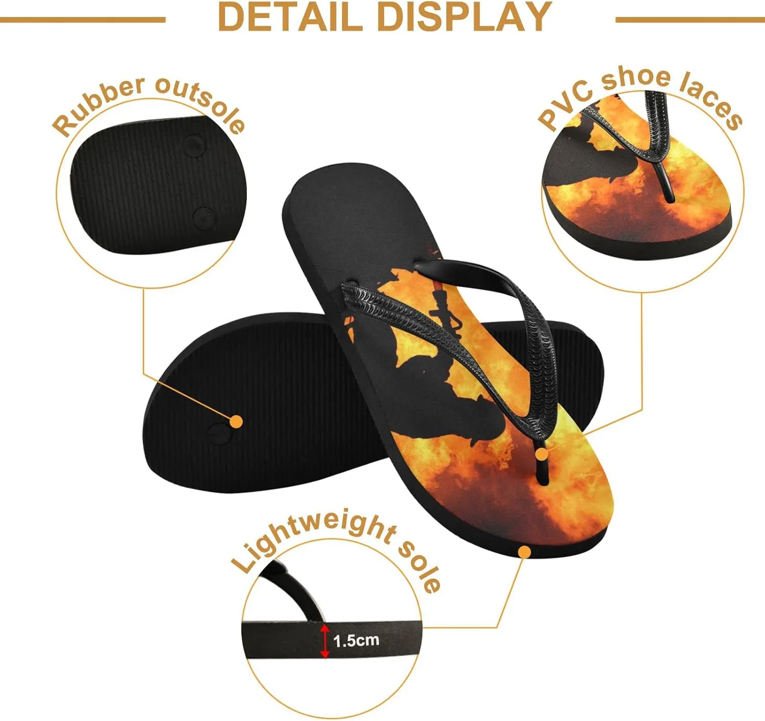 Oyihfvs Flip Flops Flip Sandal Home Slippers Hotel Spa Bedroom for Men Women XS-XXL
