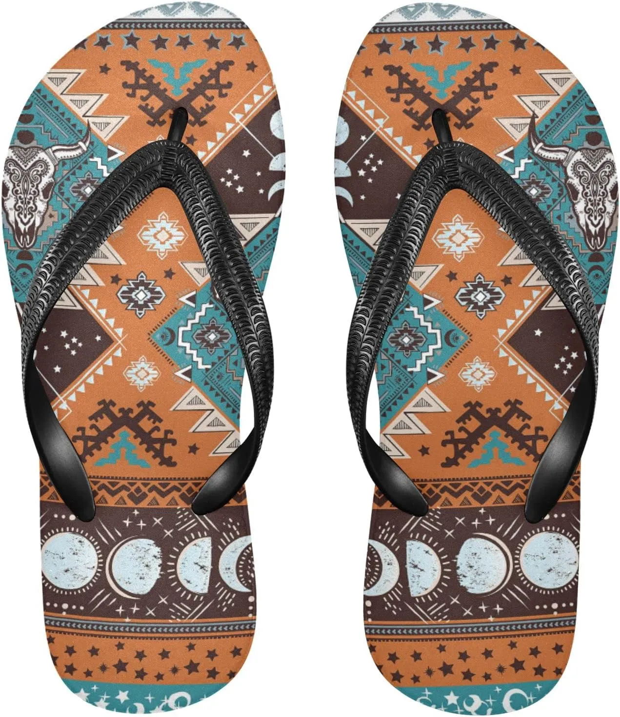 Oyihfvs Flip Flops Flip Sandal Home Slippers Hotel Spa Bedroom for Men Women XS-XXL