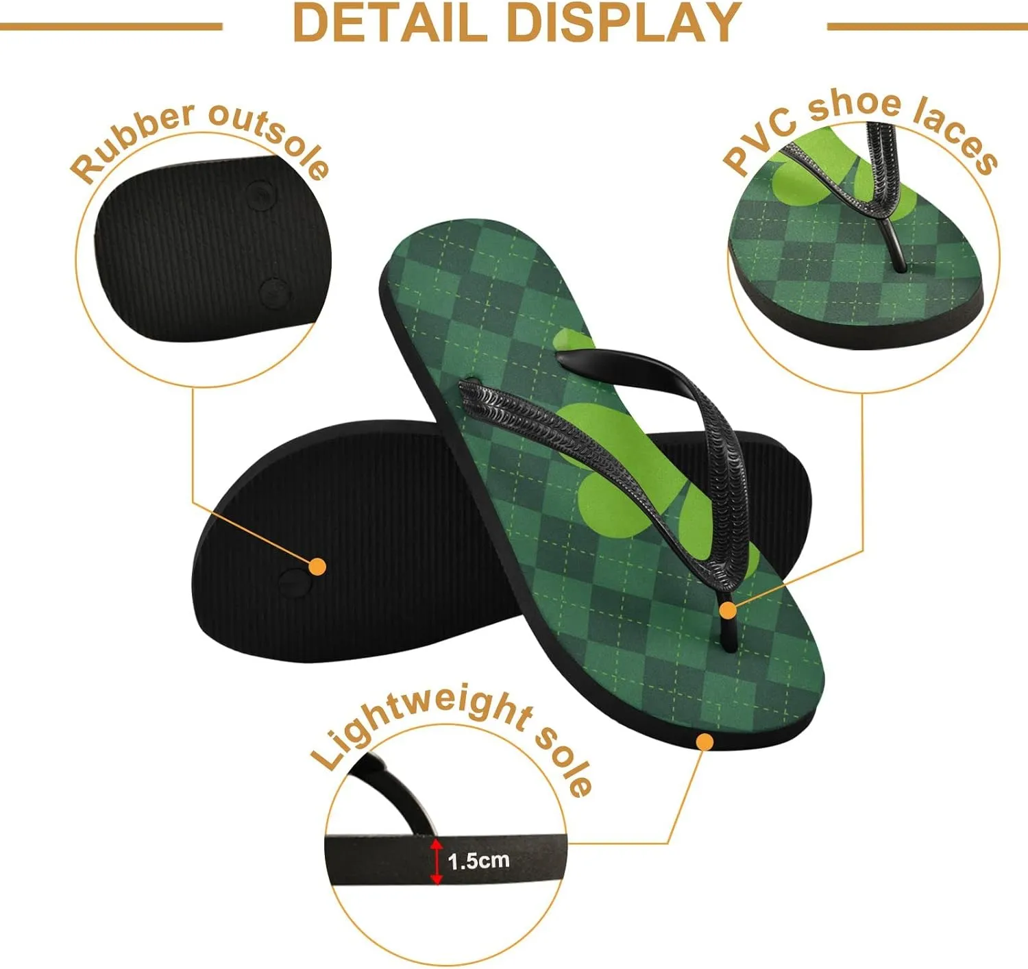 Oyihfvs Flip Flops Flip Sandal Home Slippers Hotel Spa Bedroom for Men Women XS-XXL
