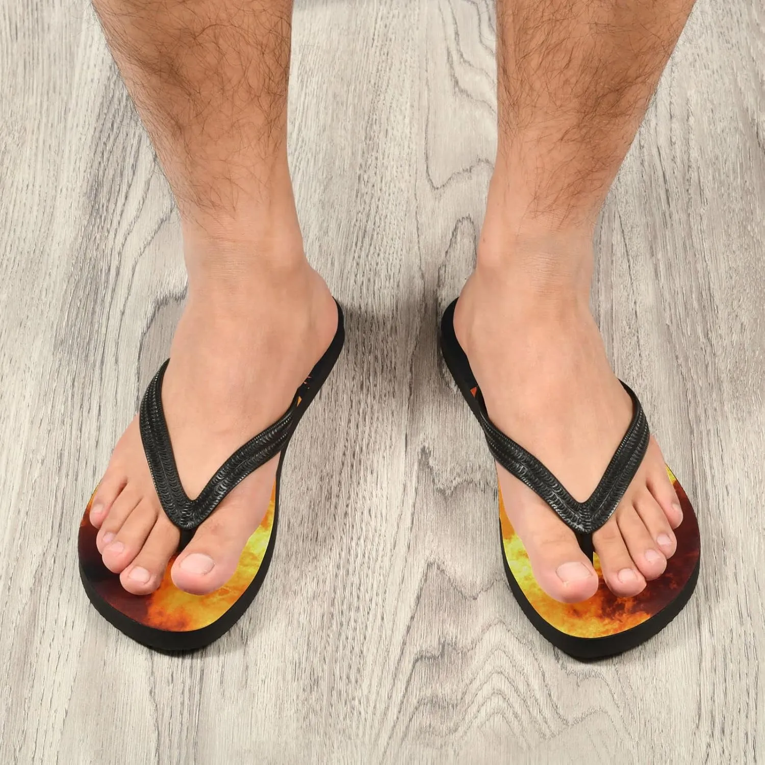 Oyihfvs Flip Flops Flip Sandal Home Slippers Hotel Spa Bedroom for Men Women XS-XXL