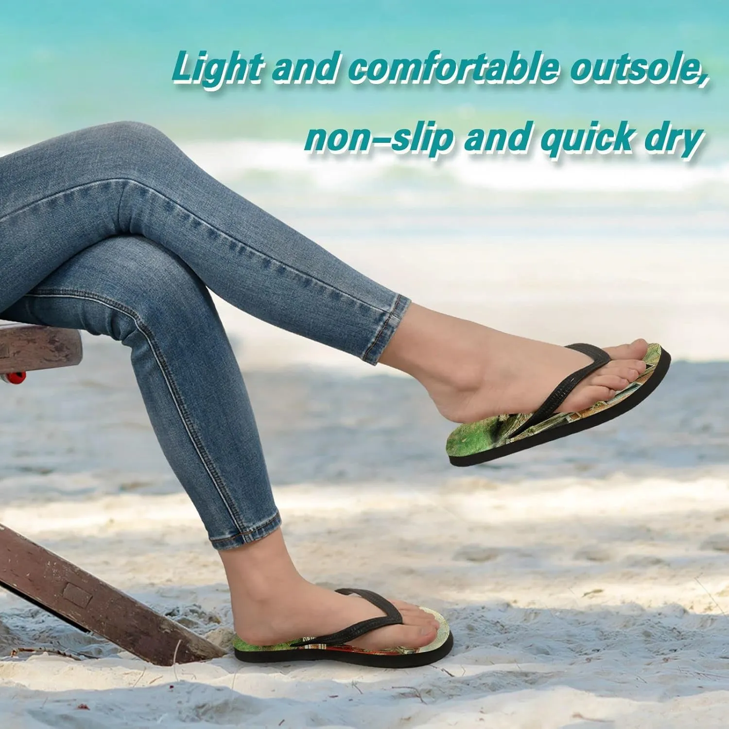 Oyihfvs Flip Flops Flip Sandal Home Slippers Hotel Spa Bedroom for Men Women XS-XXL