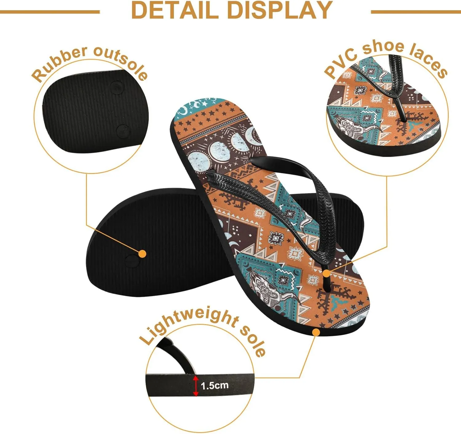 Oyihfvs Flip Flops Flip Sandal Home Slippers Hotel Spa Bedroom for Men Women XS-XXL
