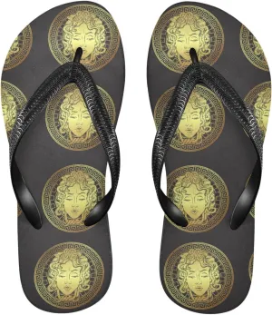Oyihfvs Flip Flops Flip Sandal Home Slippers Hotel Spa Bedroom for Men Women XS-XXL
