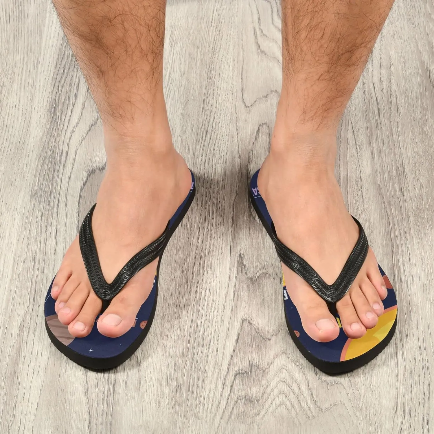 Oyihfvs Flip Flops Flip Sandal Home Slippers Hotel Spa Bedroom for Men Women XS-XXL