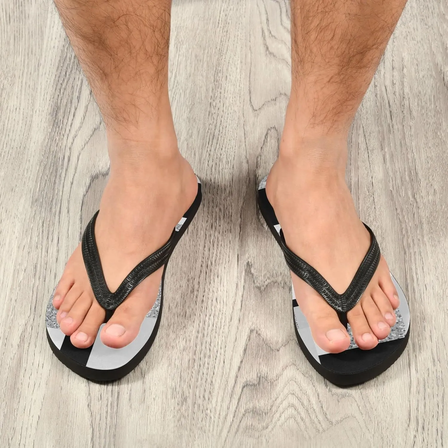 Oyihfvs Flip Flops Flip Sandal Home Slippers Hotel Spa Bedroom for Men Women XS-XXL