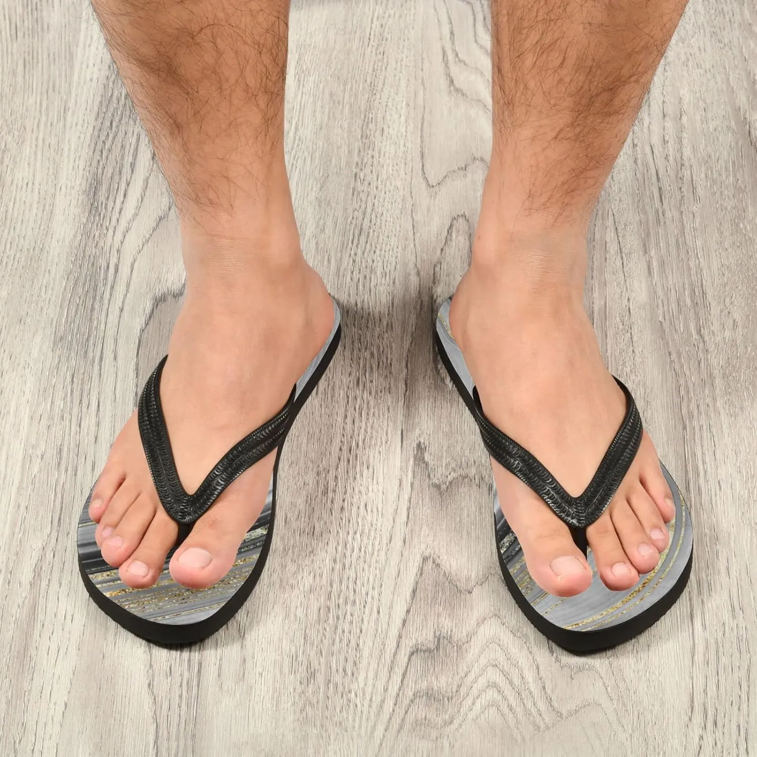 Oyihfvs Flip Flops Flip Sandal Home Slippers Hotel Spa Bedroom for Men Women XS-XXL