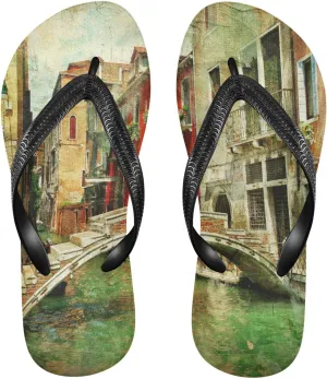 Oyihfvs Flip Flops Flip Sandal Home Slippers Hotel Spa Bedroom for Men Women XS-XXL