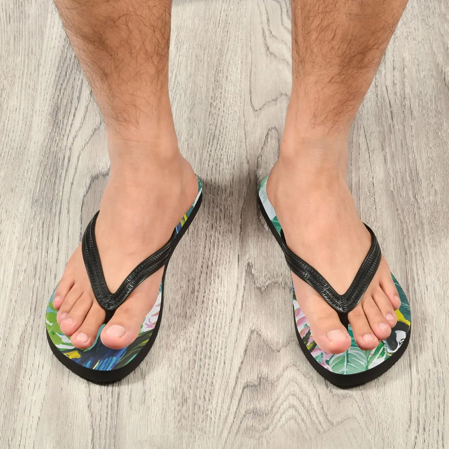 Oyihfvs Flip Flops Flip Sandal Home Slippers Hotel Spa Bedroom for Men Women XS-XXL