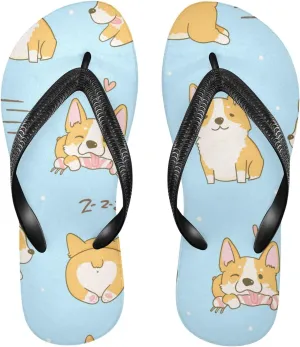 Oyihfvs Flip Flops Flip Sandal Home Slippers Hotel Spa Bedroom for Men Women XS-XXL