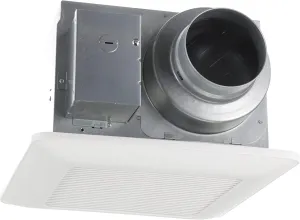 Panasonic FV-0511VQ1 WhisperCeiling DC - Bathroom Exhaust Fan with Speed Selector - SmartFlow Technology - Quiet Energy Star-Certified Ceiling Fan - White