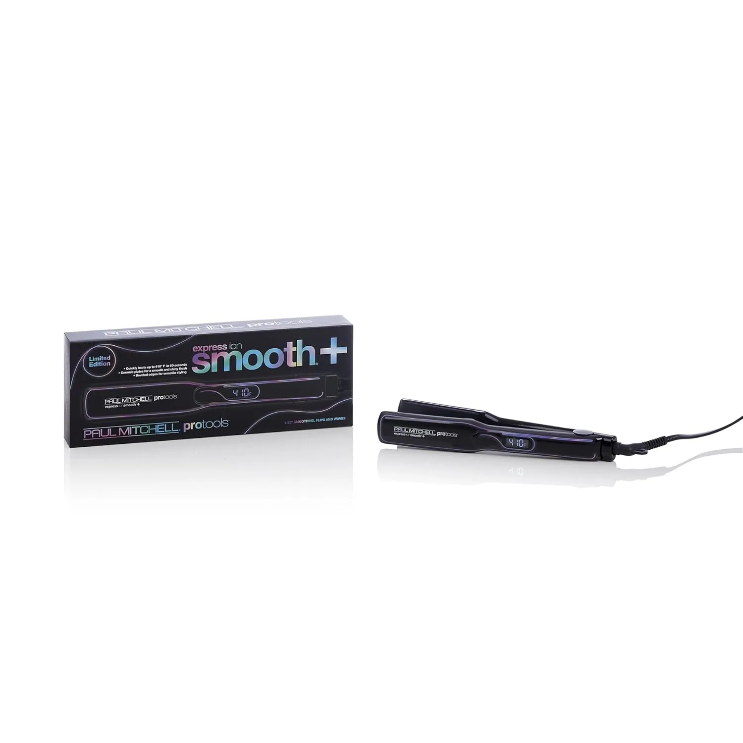 Paul Mitchell Pro Tools Express Ion Smooth   Ceramic Flat Iron, Adjustable Heat Settings for Smoothing   Straightening