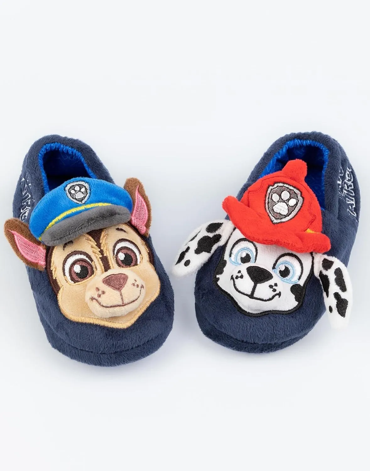 Paw Patrol Slippers Kids Toddlers | Girls Boys Animated Rescue Pups 3D Ears Chase Marshall Slip On House Shoes