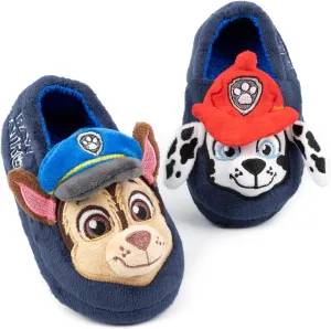 Paw Patrol Slippers Kids Toddlers | Girls Boys Animated Rescue Pups 3D Ears Chase Marshall Slip On House Shoes