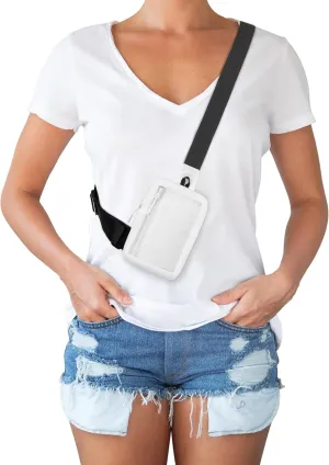 Peicees Mini Sling Bag for Men Women Crossbody Bag Travel Running Phone Daypack Shoulder Bags