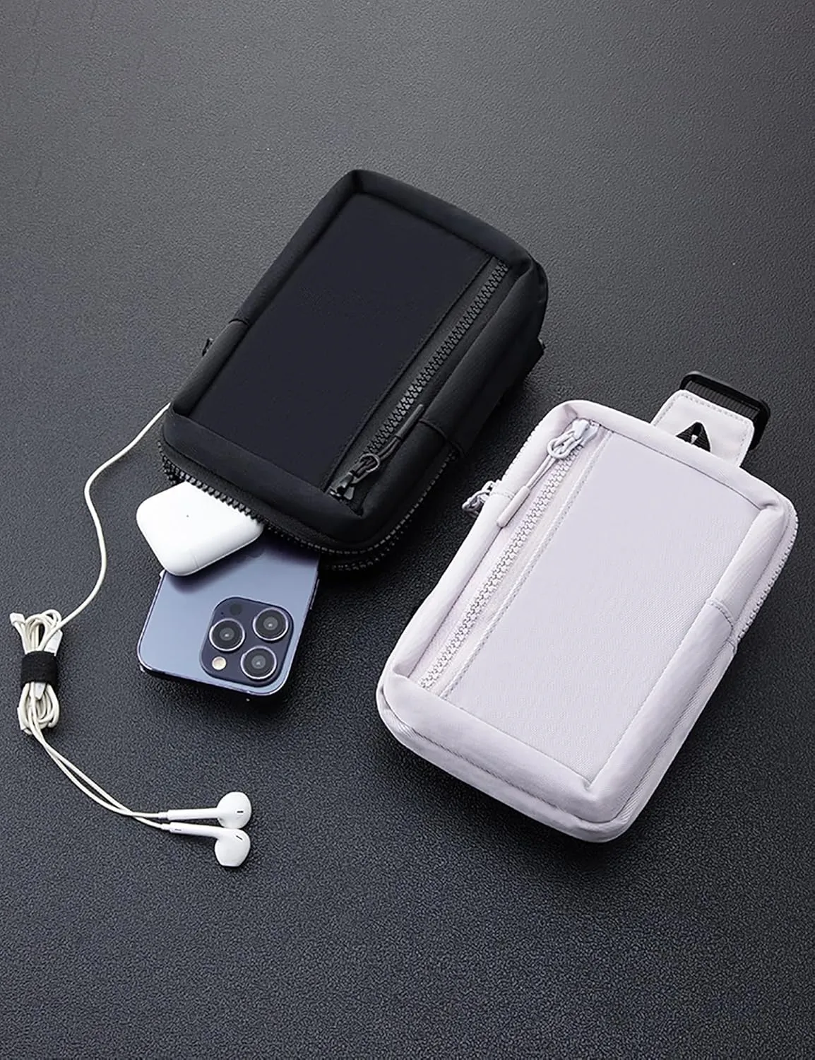 Peicees Mini Sling Bag for Men Women Crossbody Bag Travel Running Phone Daypack Shoulder Bags