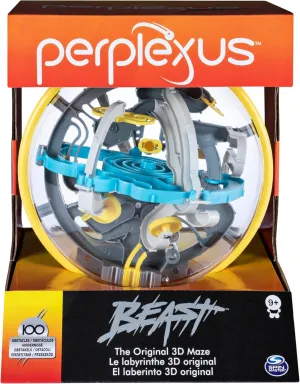 Perplexus Beast 3D Gravity Maze Game Brain Teaser Fidget Toy Puzzle Ball, Anxiety Relief Items, Cool Stuff, Sensory Toys for Kids & Adults Ages 9 