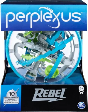 Perplexus Rebel 3D Maze Game Brain Teaser Gravity Puzzle Ball | Cool Stuff Adult Toy | Anxiety Relief Items | Sensory Toys for Adults & Kids Ages 8 