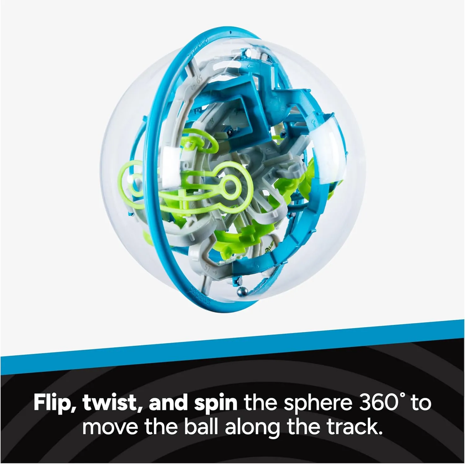 Perplexus Rebel 3D Maze Game Brain Teaser Gravity Puzzle Ball | Cool Stuff Adult Toy | Anxiety Relief Items | Sensory Toys for Adults & Kids Ages 8 