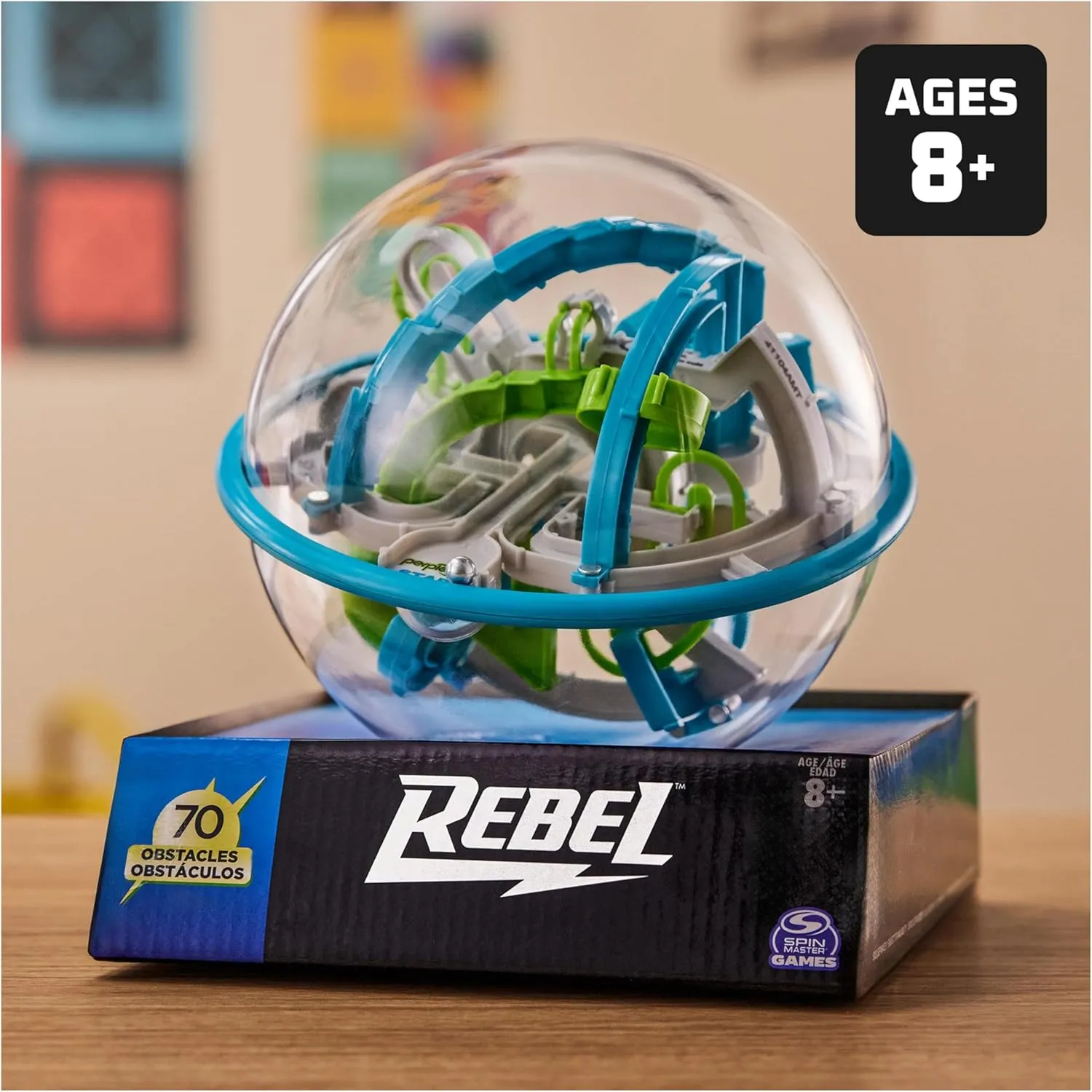 Perplexus Rebel 3D Maze Game Brain Teaser Gravity Puzzle Ball | Cool Stuff Adult Toy | Anxiety Relief Items | Sensory Toys for Adults & Kids Ages 8 