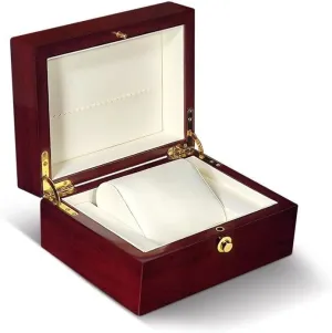 Personalized custom logo Flip Watch Case Bracelet Box Watches Storage Organizer Box Jewelry Collection Lacquer Wood Box
