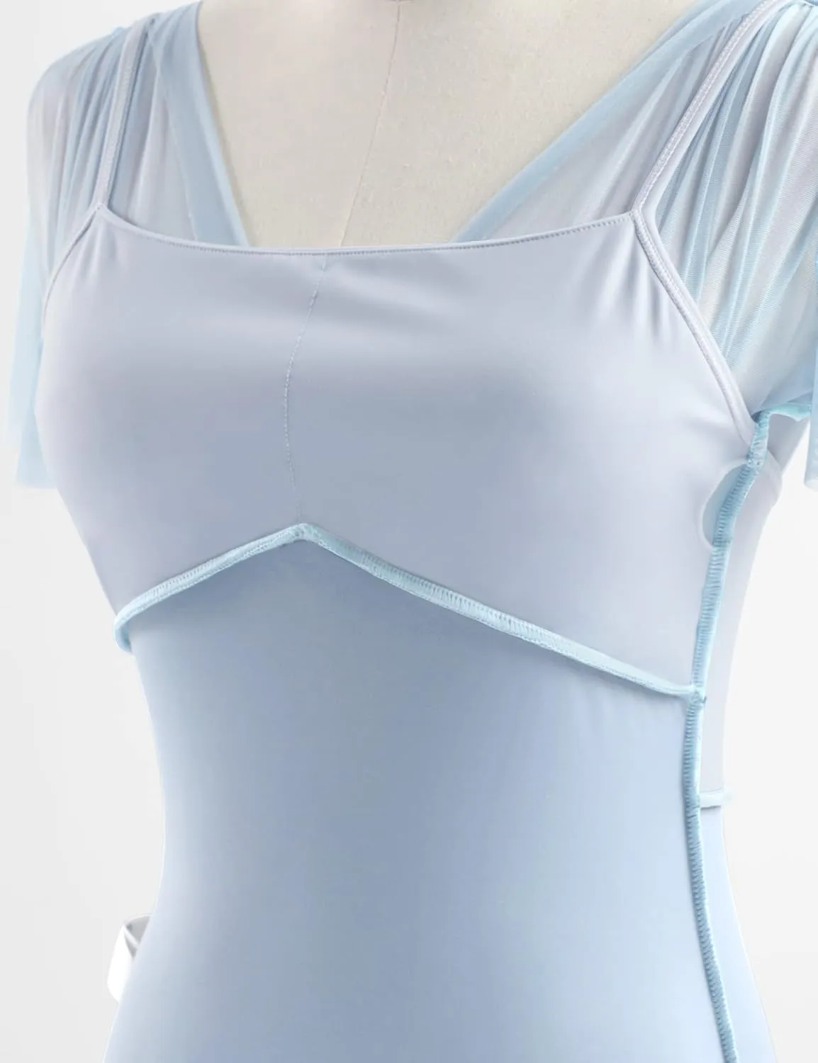 Phoeswan Ballet Leotards for Women, Short Sleeve/Camisole Dance Leotards, Adult Ballet Leotards with Chest Pad