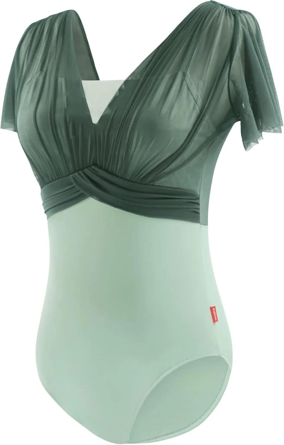 Phoeswan Ballet Leotards for Women, Short Sleeve/Camisole Dance Leotards, Adult Ballet Leotards with Chest Pad
