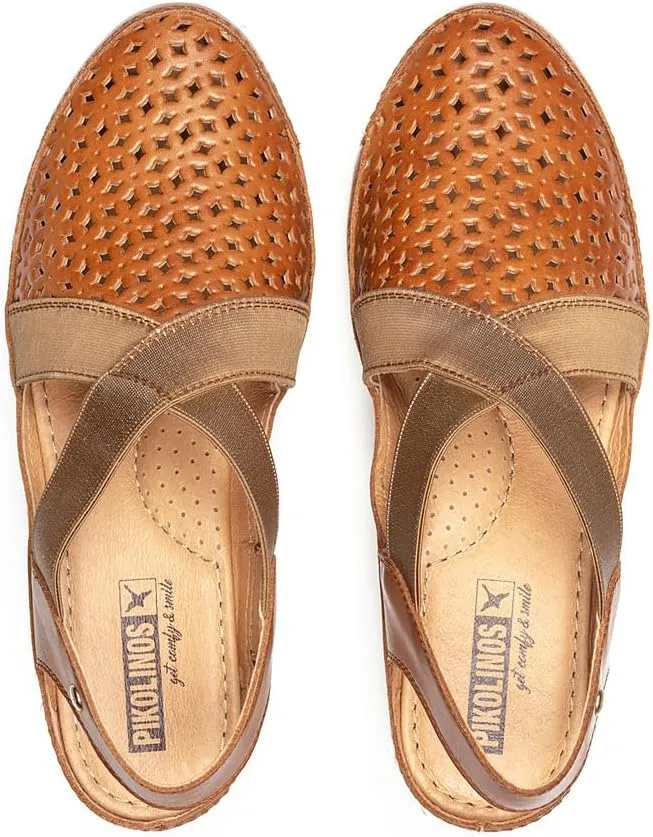 PIKOLINOS Wedge Sandals Leather Benidorm for Woman
