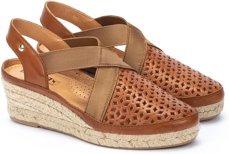 PIKOLINOS Wedge Sandals Leather Benidorm for Woman