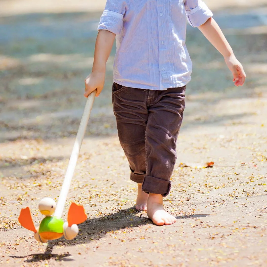 Plan Toys Push-Along Duck