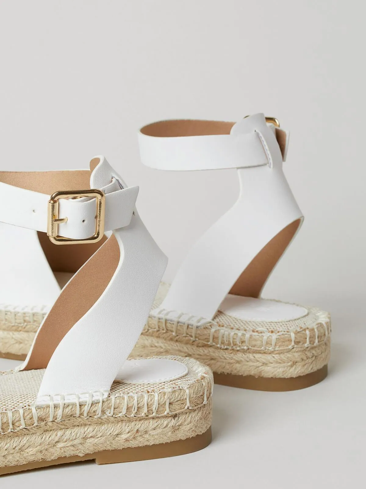 Platform espadrille sandals