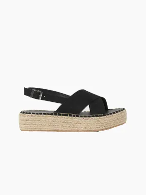 Platform espadrille sandals