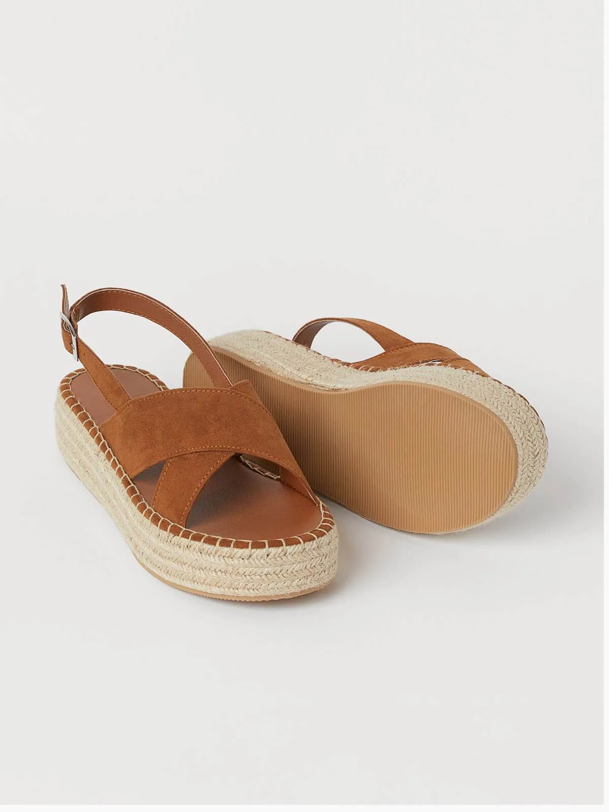 Platform espadrille sandals
