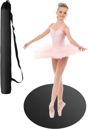 Portable Dance Floor Smooth Ballet Floor Vinyl Dance Mat for Home Stage Studios Kids Adults Practice Improve, Ballet, Tap, Jazz, and Pop
