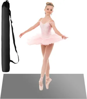 Portable Dance Floor Smooth Ballet Floor Vinyl Dance Mat for Home Stage Studios Kids Adults Practice Improve, Ballet, Tap, Jazz