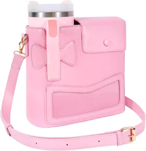 Portable Water Bottle Purse for Stanley Cup,Outdoor Crossbody Bag Compatible with Stanley Cup Bag, Sport Water Bottle Handbag