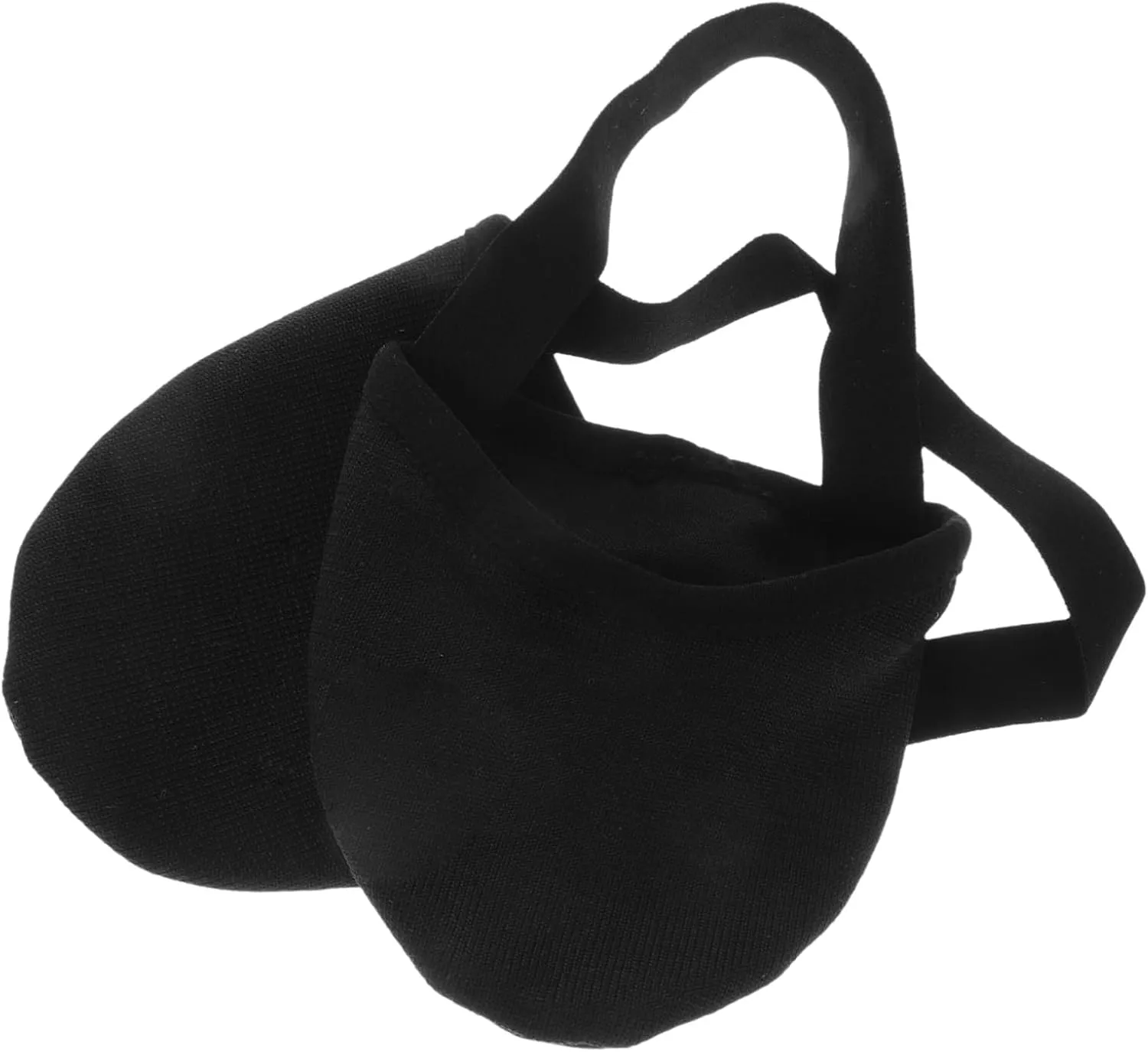 Protective Toe Wrapped Protector for Dance Knitted Yoga Shoes Forefoot Pads for Ballet Gymnastics Black s