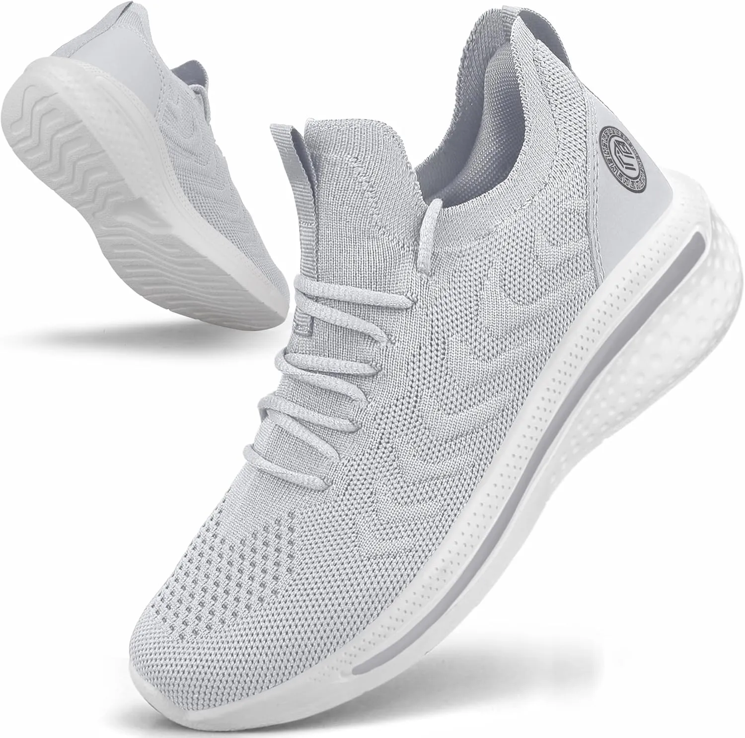 Pujcs Womens Sneakers Slip On Walking Shoes Breathable Running Shoes Lightweight Mesh Gym Shoes Non Slip Workout Shoes
