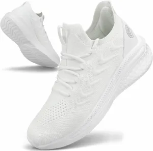 Pujcs Womens Sneakers Slip On Walking Shoes Breathable Running Shoes Lightweight Mesh Gym Shoes Non Slip Workout Shoes