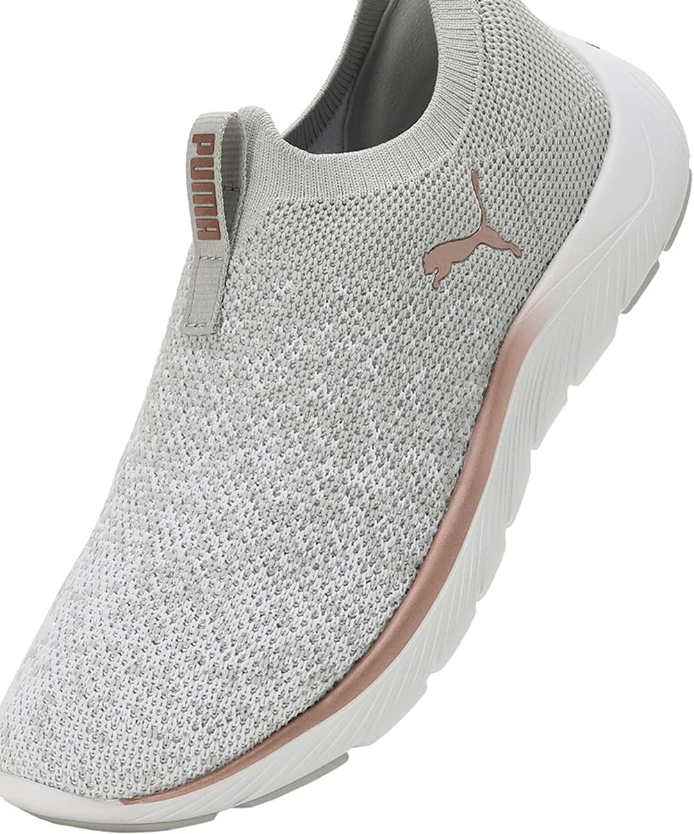 Puma SOFTRIDE REMI Slip-on Knit Running Shoes, Women's