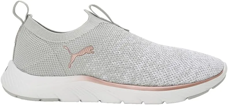 Puma SOFTRIDE REMI Slip-on Knit Running Shoes, Women's