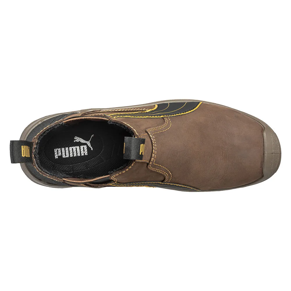 Puma Tanami Slip On Safety Boot, Brown