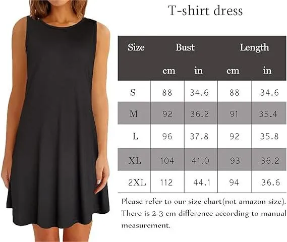 QUEEN PLUS Women's Summer Sleeveless Dress
