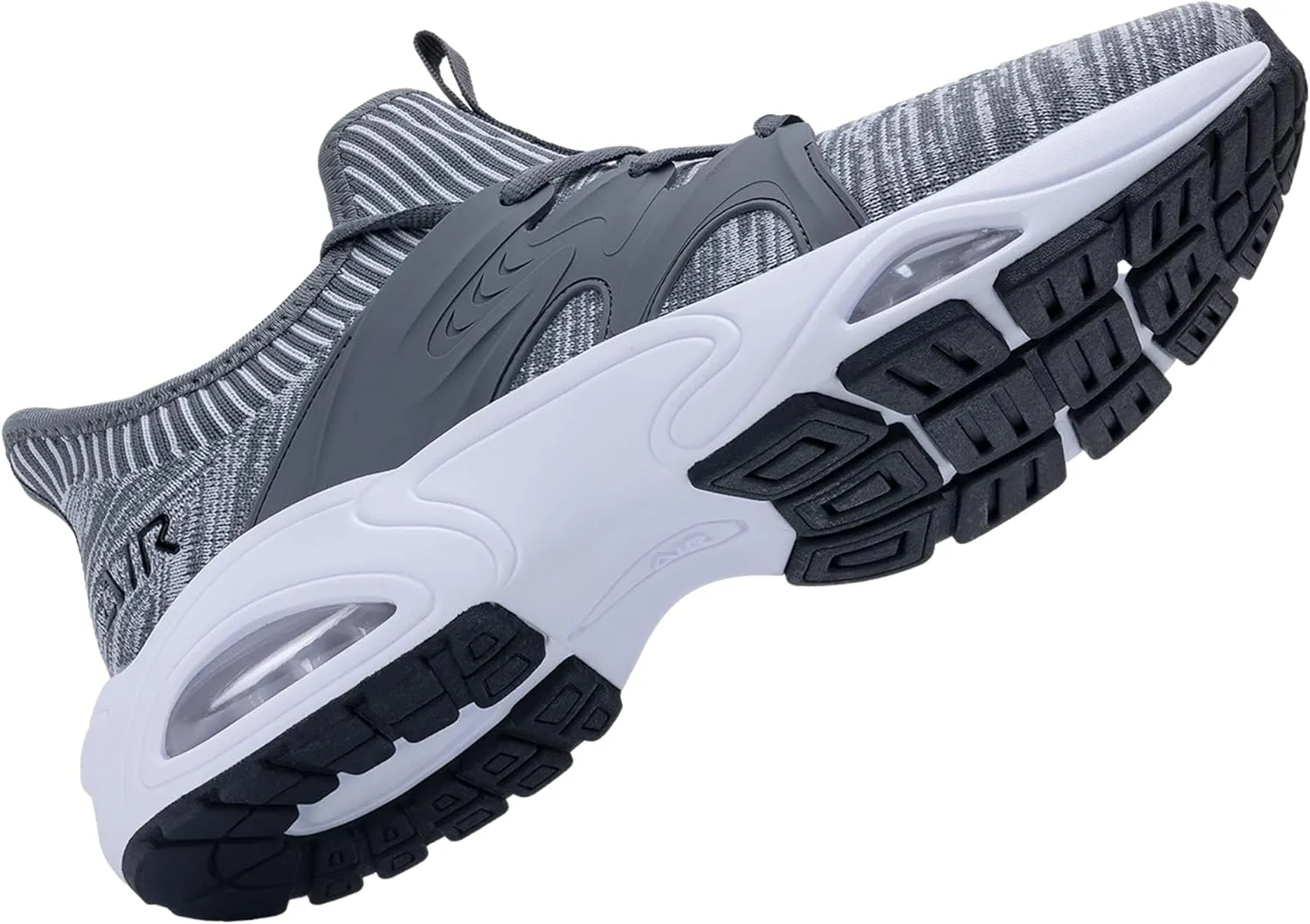 Quseek Men's Slip On Walking Shoes Running Comfortable Air Tennis Breathable Non Slip Athletic Gym Workout Cross Training Sneakers US Size 8-13