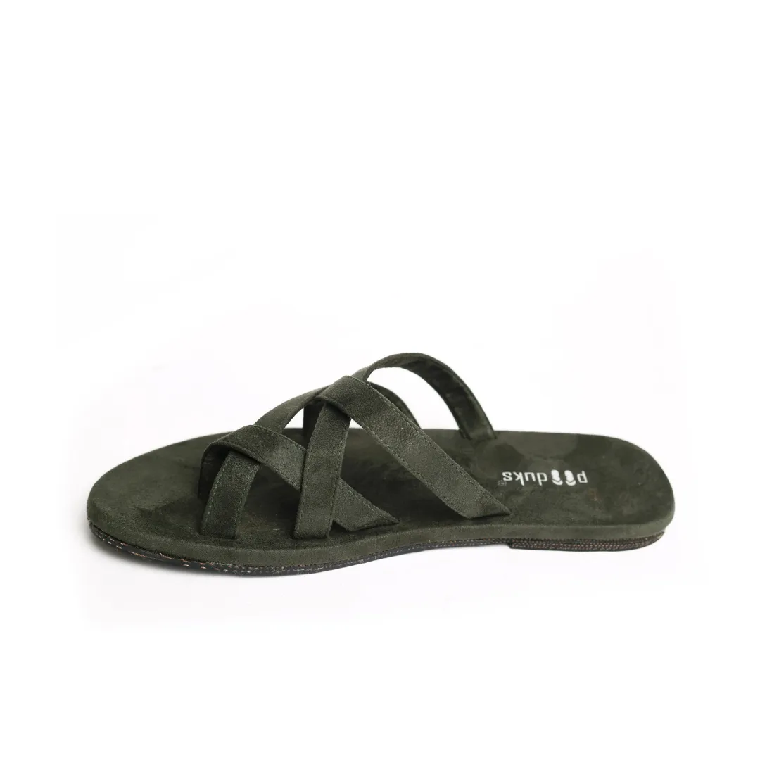 Radial Green | Versatile Casual flip flop