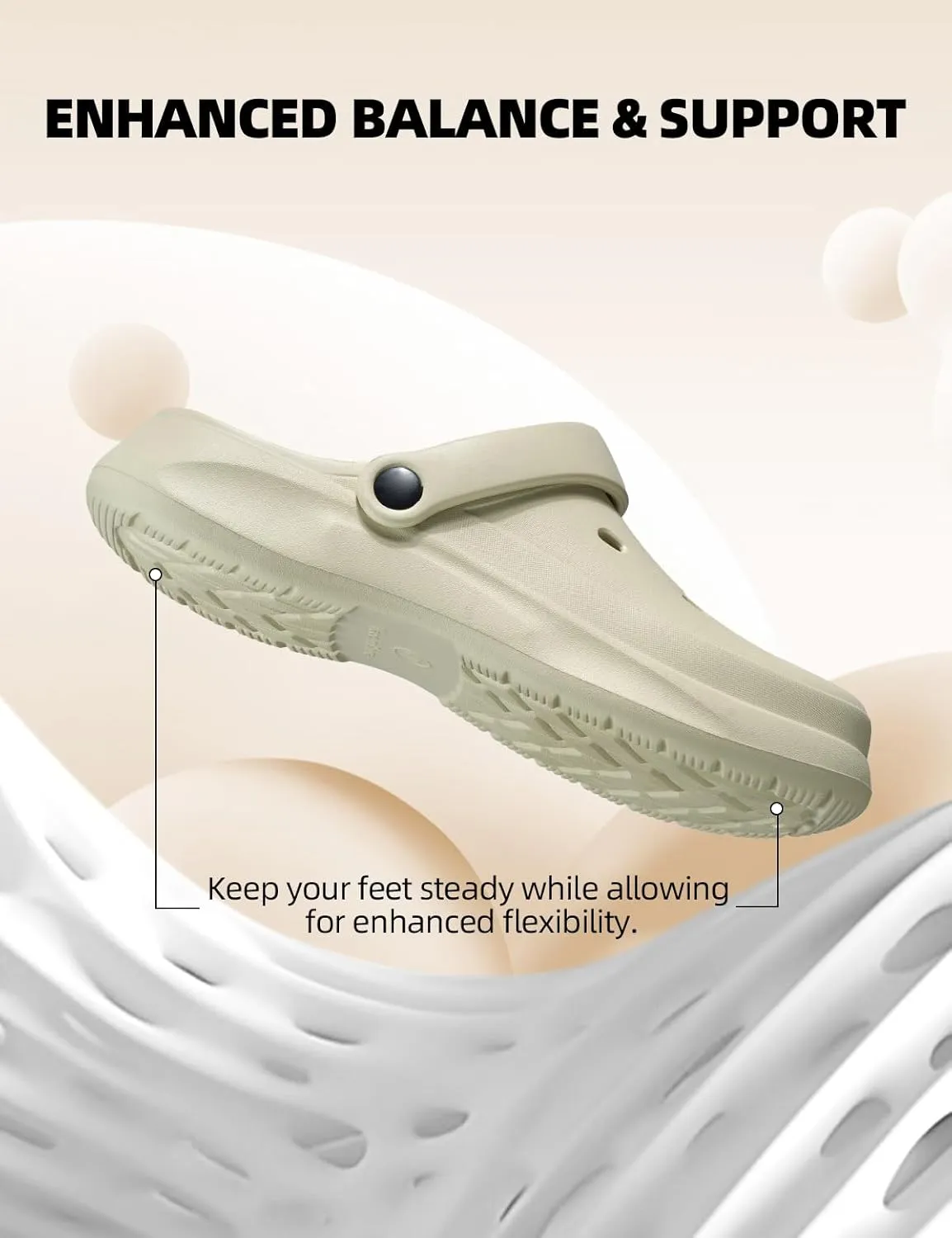 RCEBOT Unisex Garden Clogs Breathable Quick Drying Garden Shoes with Arch Support for Men and Women