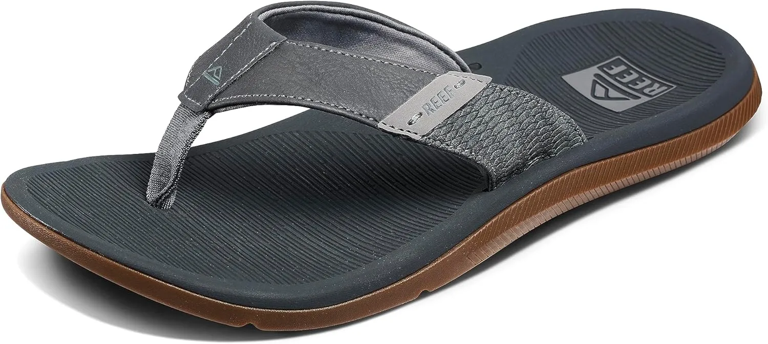 Reef Men's Santa Ana Flip Flop, Arch Support, Water Friendly, Non Marking Outsole