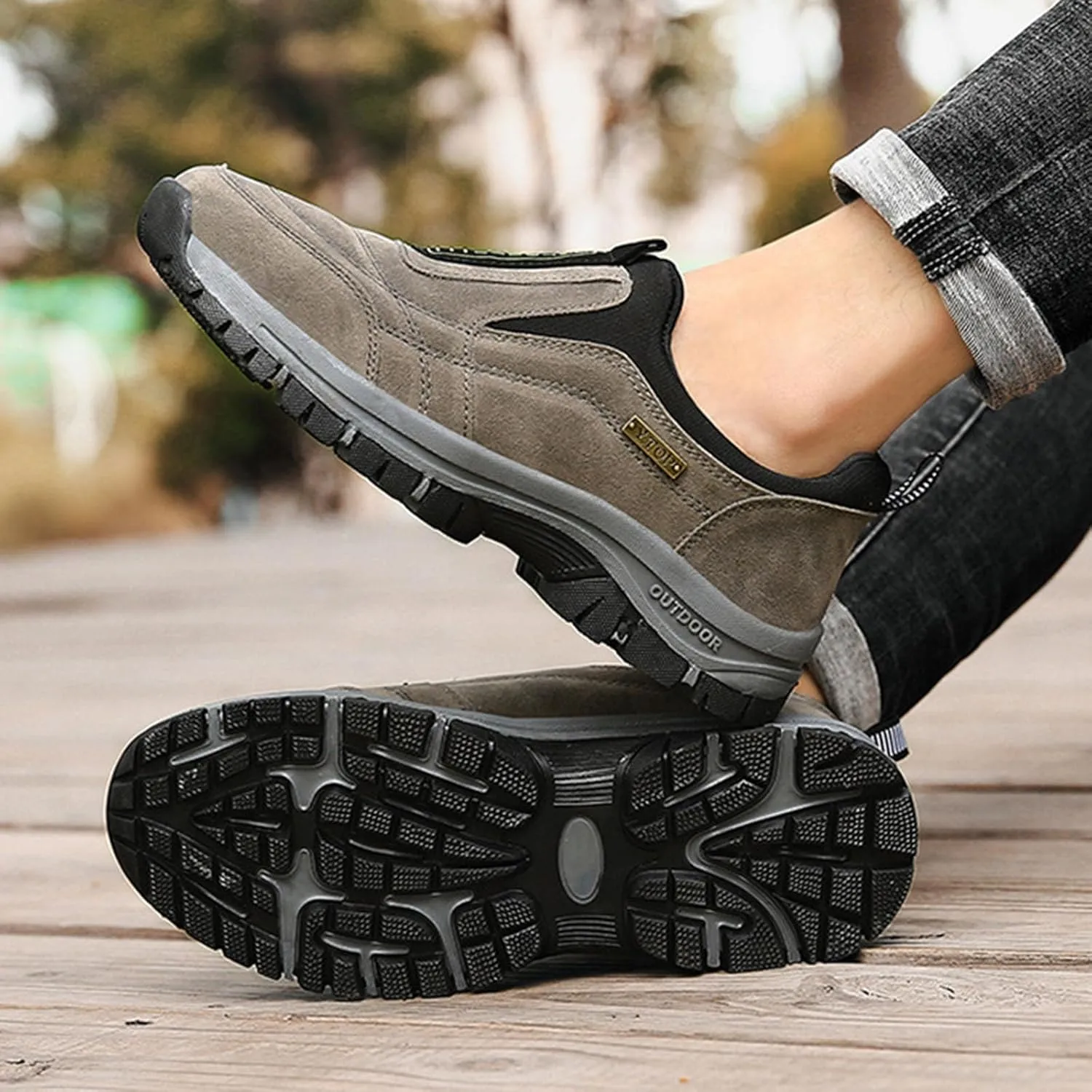 Relieffoot Walking Shoes for Men, Relieffoot Orthopedic Walking Shoes, Breathable Waterproof Lightweight Shoes