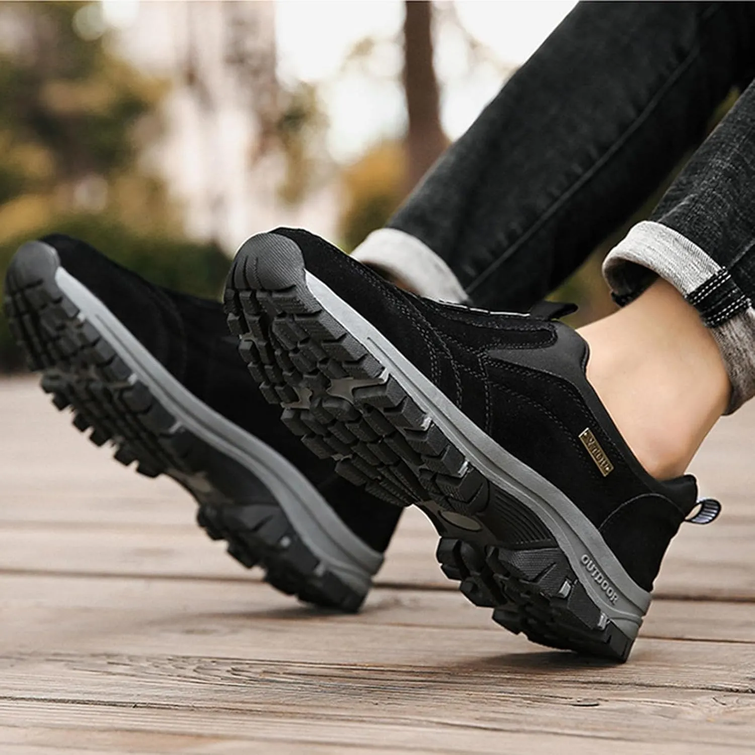 Relieffoot Walking Shoes for Men, Relieffoot Orthopedic Walking Shoes, Breathable Waterproof Lightweight Shoes